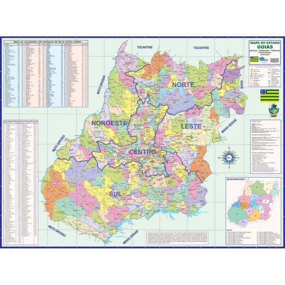 Imagem de Mapa Periodico Estado De Goias Multimapas Unidade 