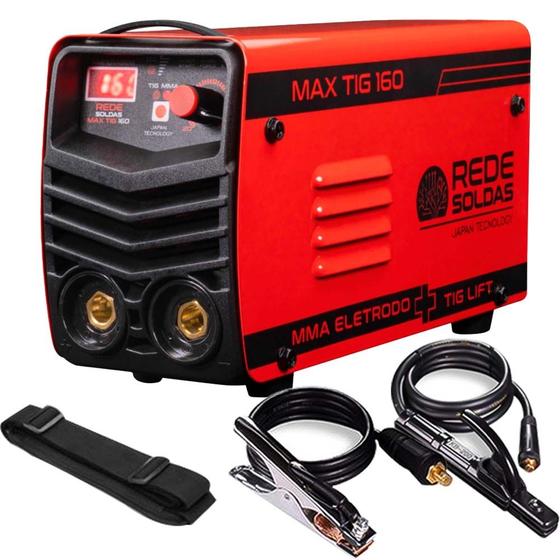 Imagem de Maq de solda inver 160a mma rede max-tig-160 220v