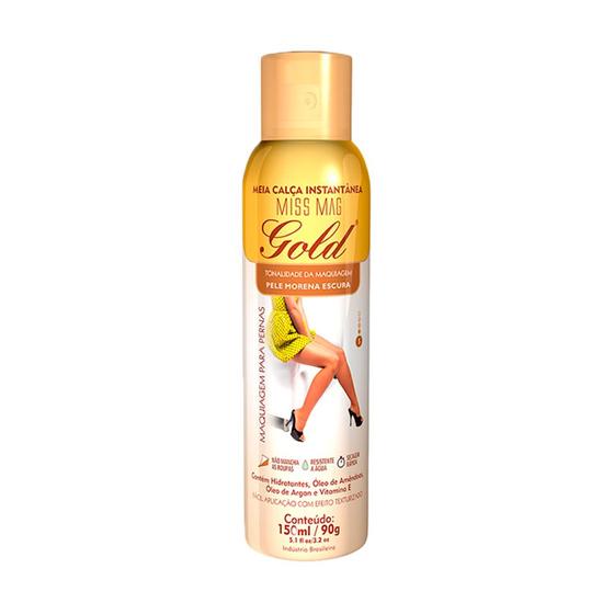 Imagem de Maquiagem Para As Pernas Miss Mag Gold Morena Escura 150ml