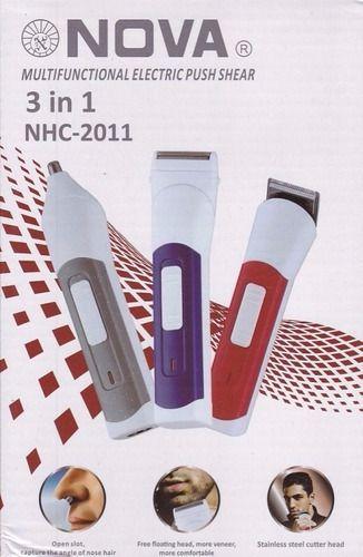 Imagem de Máquina 3 Em 1 Multifuncional Nhc-2011 Nova Aparador Cabelo Barba Nariz