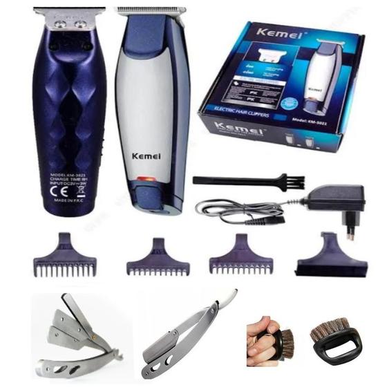 Imagem de Maquina Acabamento Hair Clipper + Navalhete + Escova Disfarce