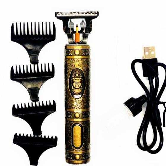 Maquina Acabamento Hair Trimmer Profissional T Blade Aparador de