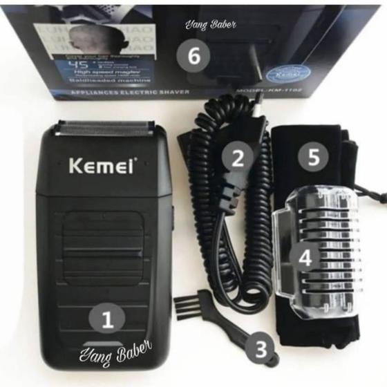 Imagem de Máquina Acabamento Profissional Kemei Shaver Km-1102 Barber!