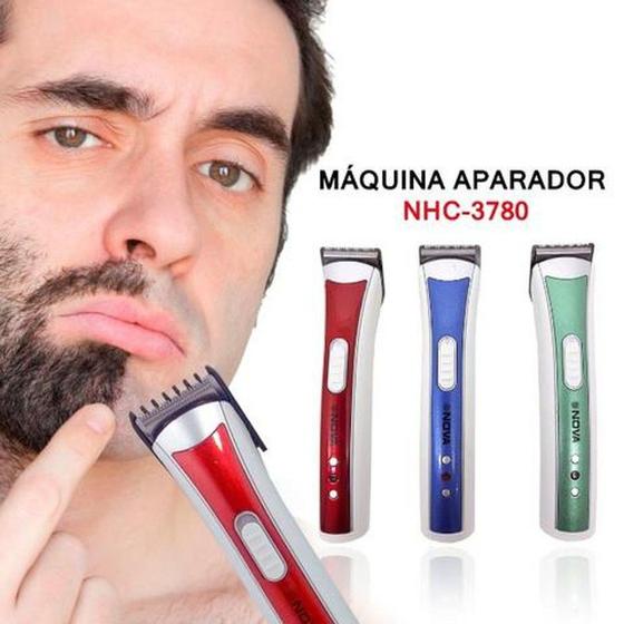 Imagem de Maquina Aparador Pelos Corta Cabelo Barba Pezinho Portátil