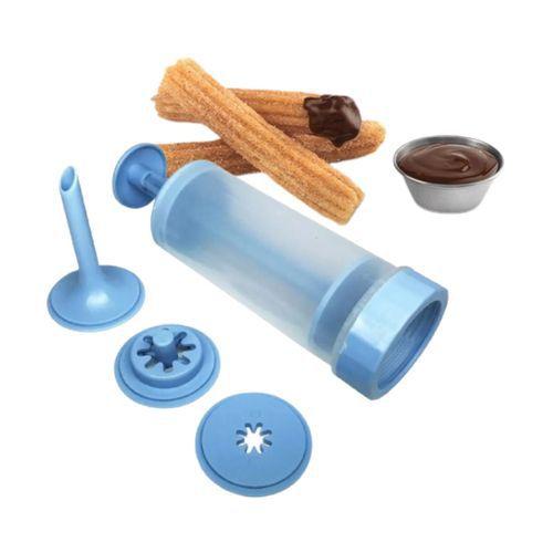 Imagem de Maquina Churros Com Bico Para Recheio Azul