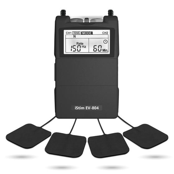 Imagem de Máquina Combinada TENS/EMS iStim EV-804 - 24 Programas e Almofadas