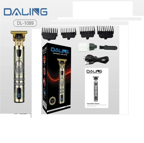 Imagem de Máquina Cortar Acabamento Dragão Perfect Barber com Visor Lcd Digital