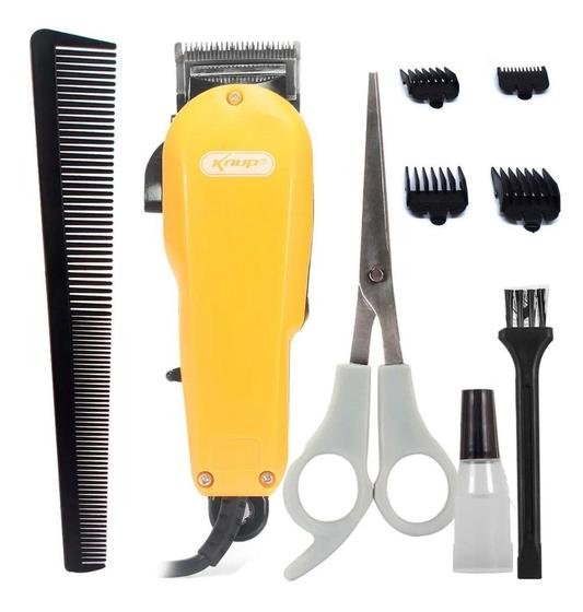 Imagem de Máquina Cortar Cabelo Barba Profissional Motor V5000 220V Kn - Knup