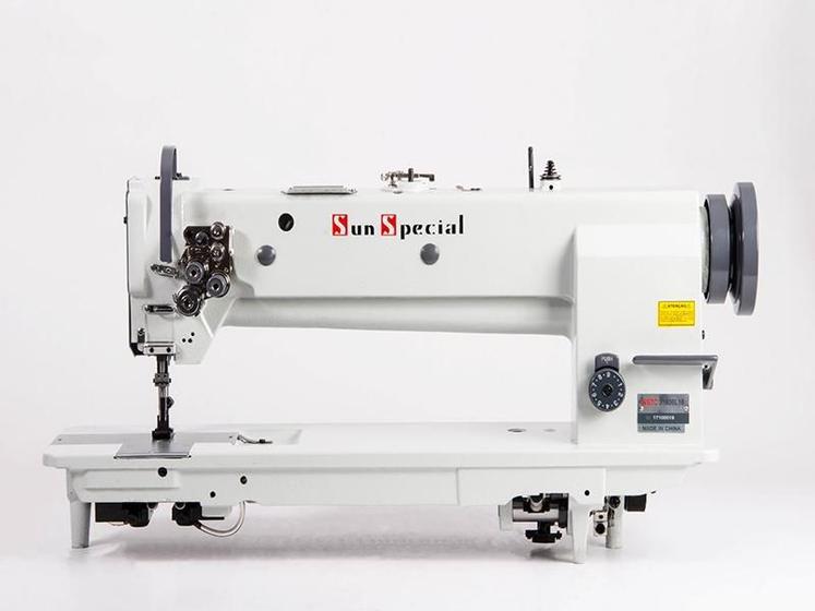 Máquina Costura Industrial Pespontadeira 2 Agulhas Base Longa SSTC31606L18 Sun Special Menor preço em Máquina Costura Industrial Pespontadeira 2 Agulhas Base Longa SSTC31606L18 Sun Special