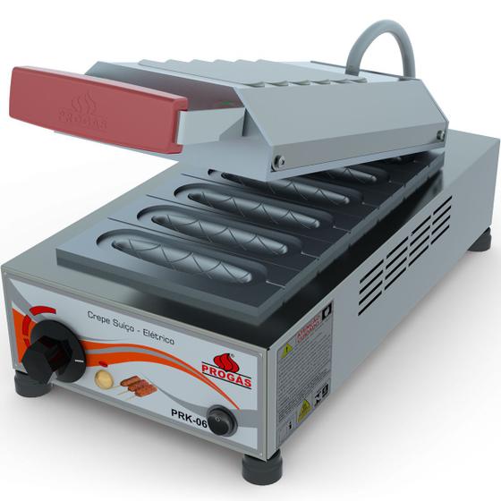 Máquina Crepeira Elétrica para 6 Crepes Suíços em 5 Minutos 220v Menor preço em Máquina Crepeira Elétrica para 6 Crepes Suíços em 5 Minutos 220v