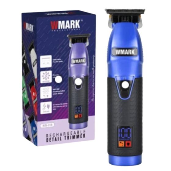 Imagem de maquina de acabamento WMARK NG 318 azul alta performance