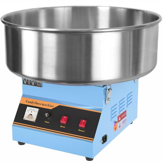 Imagem de Máquina de Algodão Doce Elétrica VIVO CANDY-V001B - 1030W - Azul