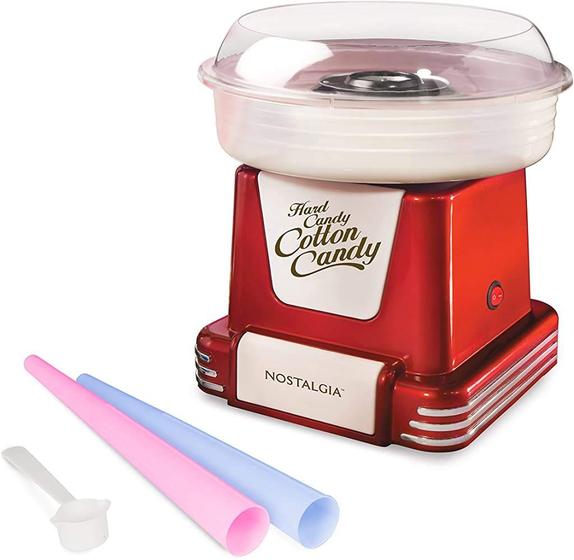 Imagem de Máquina de Algodão Doce Nostalgia Retro para Crianças - com Acessórios