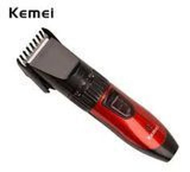 Imagem de Máquina De Barbear Cortar Cabelo e Aparador Elétrico - Kemei Km-730