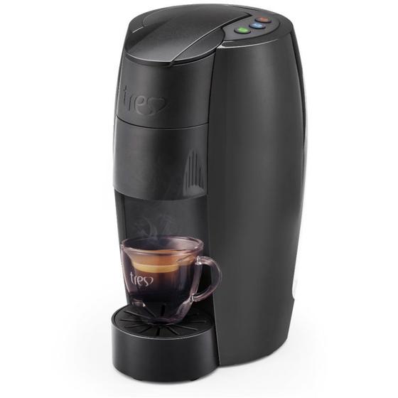 Imagem de Máquina de Café Espresso e Multibebidas Automática TRES Lov Carbono 220V