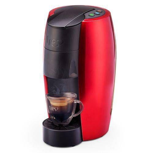 Imagem de Máquina de Café Expresso Automática TRES LOV Multibebidas Vermelha 110v