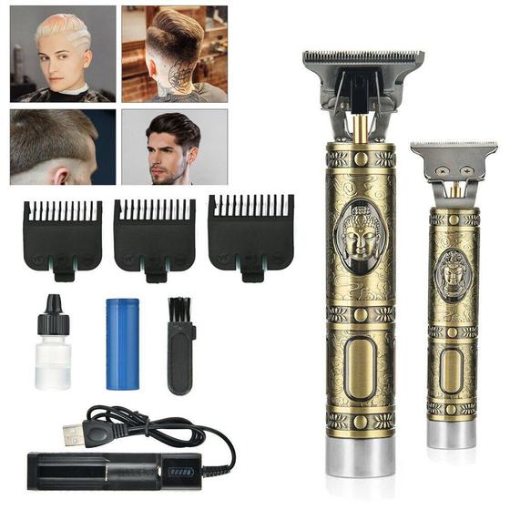 Maquina De Cortar Aparar Cabelo Barba Buda Profissional Aparador Desenho e Acabamento Menor preço em Maquina De Cortar Aparar Cabelo Barba Buda Profissional Aparador Desenho e Acabamento