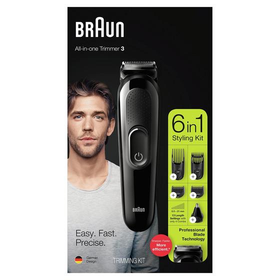 Imagem de Máquina de cortar cabelo Braun MGK3220 Aparador de barba 6 em 1 masculino