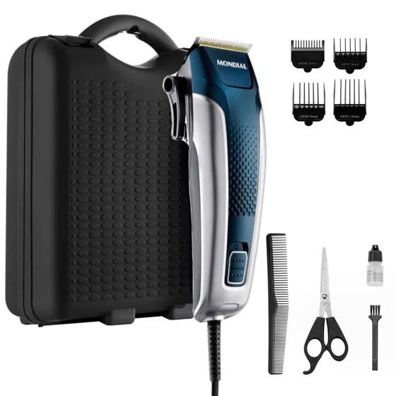 Imagem de Máquina de cortar cabelo com maleta e acessórios Titanium Power - CR-09M - Mondial