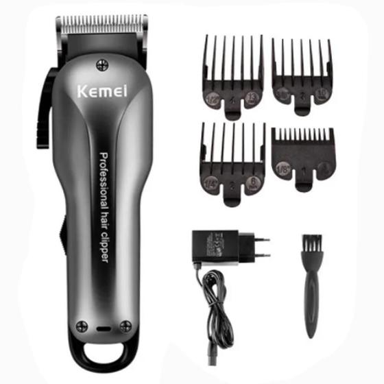 Imagem de Máquina De Cortar Cabelo Cordless Bivolt Sem Fio Kemei 2603