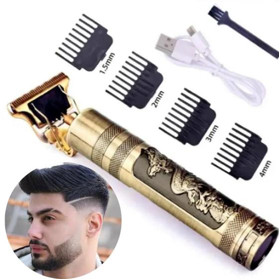 Imagem de Máquina de Cortar Cabelo e Barba  Para Cabelo e Barba, Profissional, Sem Fio, Premium