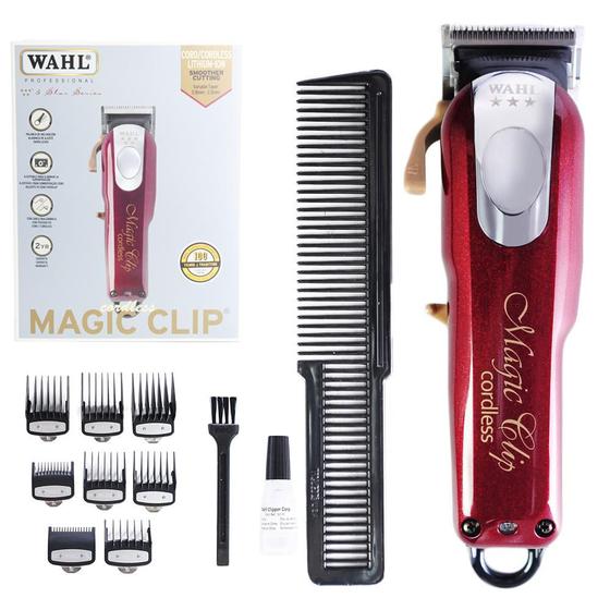 Imagem de Maquina de Cortar Cabelo Famosa MAGIC CLIP CORDLESS Sem Fio