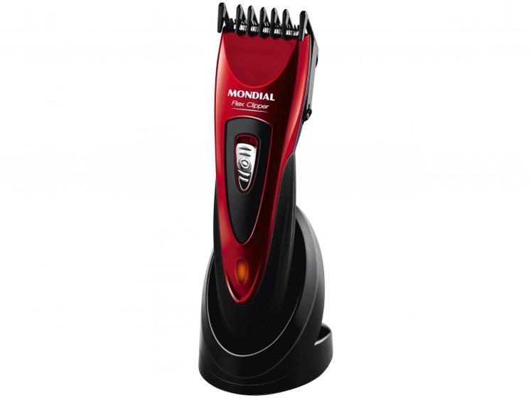Máquina de Cortar Cabelo Mondial Flex Clipper - CR-04 10 Níveis de ...