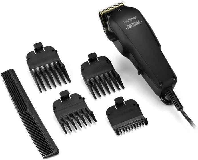 Máquina de Cortar Cabelo Multilaser 4 em 1 Profissional 127v 10w Preta Eb036 Multilaser Menor preço em Máquina de Cortar Cabelo Multilaser 4 em 1 Profissional 127v 10w Preta Eb036 Multilaser