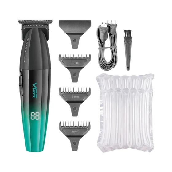 Imagem de Máquina De Cortar Cabelo Profissional Sem Fio 9000 Rpm Aparador Elétrico Para Homens Vgr V-003 V-906