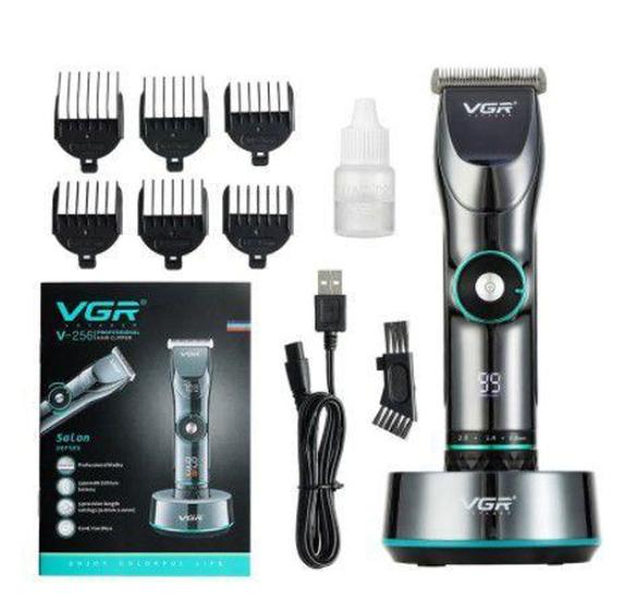 Imagem de Maquina De Cortar Cabelo Profissional Vgr 256 Display Base