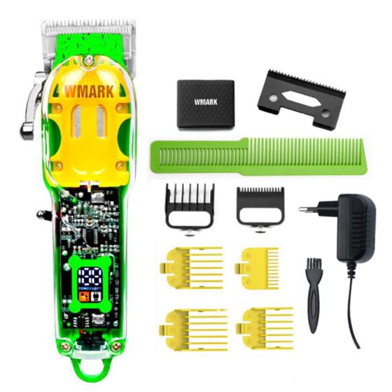 Maquina De Cortar Cabelo Transparente Wmark Ng308 Verde é ruim? Maquina De Cortar Cabelo Transparente Wmark Ng308 Verde é boa?