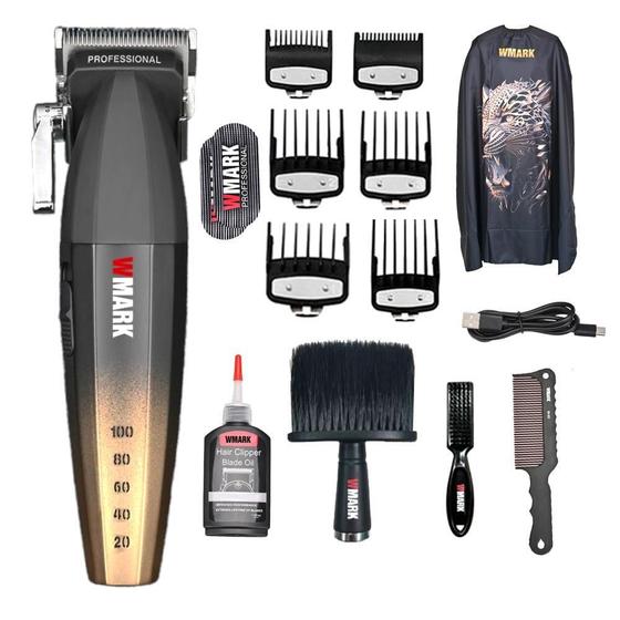 Imagem de Maquina De Cortar Cabelo Wmark NG 2038 Indicador Display Led