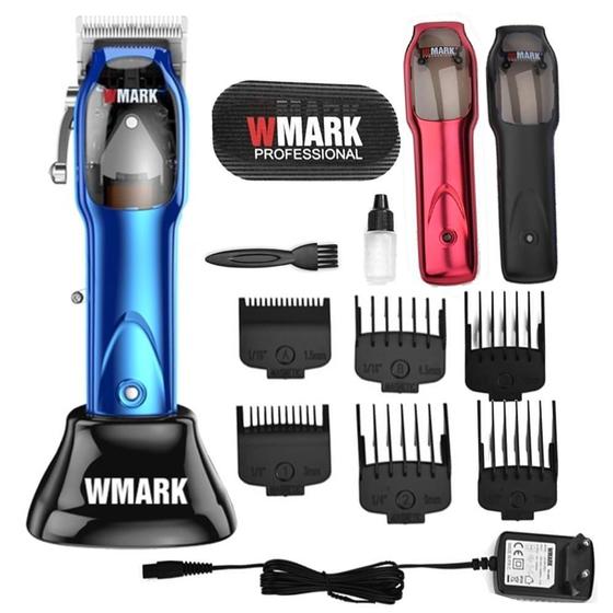 Imagem de Maquina de Cortar Cabelo Wmark NG 9002 Troca Capa e Base