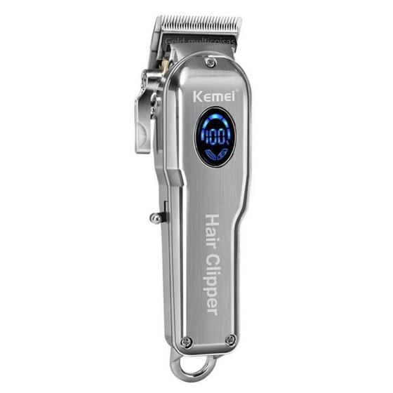 Maquina De Corte Cabelo Profissional 5W Kemei Km-2002 Bivolt Menor preço em Maquina De Corte Cabelo Profissional 5W Kemei Km-2002 Bivolt