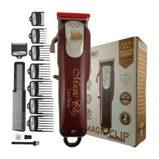 Máquina de Corte Cabelo sem Fio Magic Clip Cordless 2 Professional 5 Star Bivolt Menor preço em Máquina de Corte Cabelo sem Fio Magic Clip Cordless 2 Professional 5 Star Bivolt