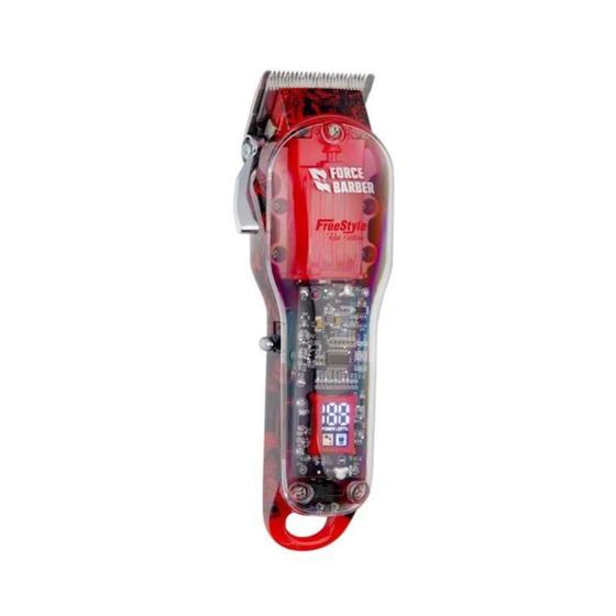 Imagem de Maquina de corte mq force barber freestyle red edition bivolt