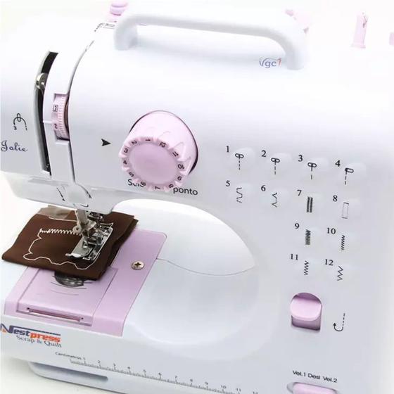 Máquina de Costura Doméstica Multiuso Jolie Westpress Bivolt 5112N