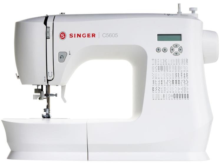 Imagem de Máquina de Costura Doméstica Singer Eletrônica 80 Pontos C5605