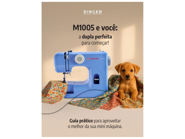 Máquina de Costura Doméstica Singer Portátil 11 Pontos M1005