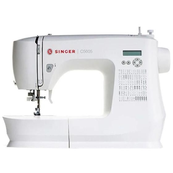 Imagem de Máquina De Costura Eletrônica Singer C5605 80 Pontos + 6 Casas de Botões 65W