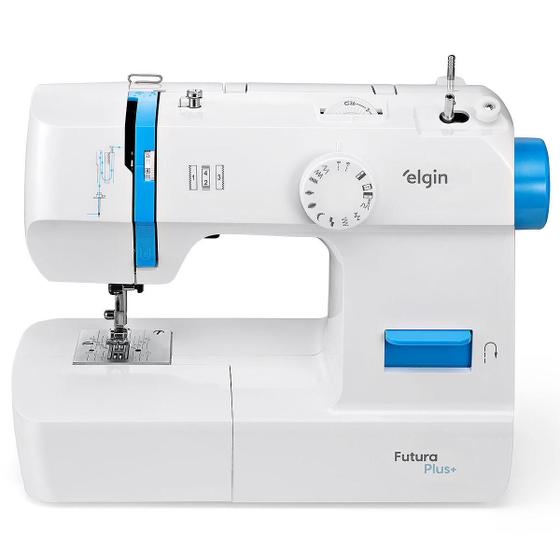 Máquina de Costura Elgin Futura Plus JX-2052 12 Pontos 127V Imagem de Máquina de Costura Elgin Futura Plus JX-2052 12 Pontos 127V