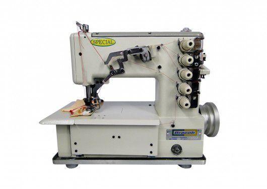 Imagem de Máquina de Costura Industrial Tipo Galoneira, 3 Agulhas, 5 Fios, Lubrificação Automática, BC5000