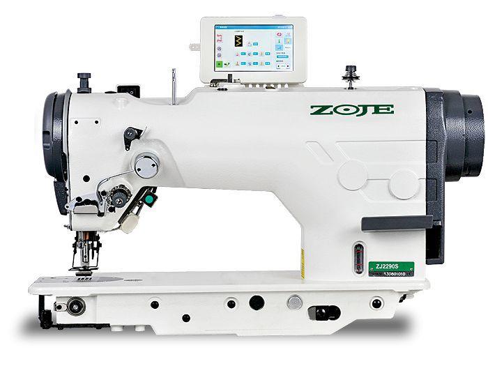 Imagem de Máquina de Costura Industrial Zig Zag Eletrônica Simples c/ Direct Drive, 1 Agulha, Corte de Linha, 5000ppm, ZJ2290S