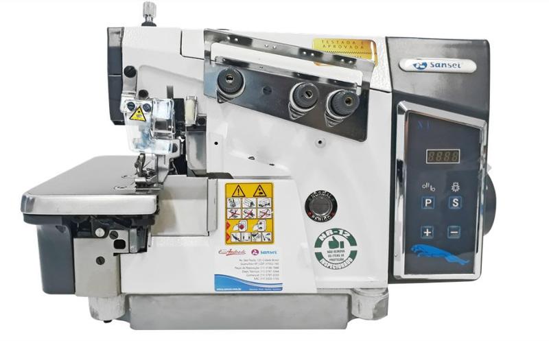 Máquina de Costura Overlock Industrial c/ Direct Drive, 1 Agulha, 3 Fios, 6500ppm, SAMX1302/223 Menor preço em Máquina de Costura Overlock Industrial c/ Direct Drive, 1 Agulha, 3 Fios, 6500ppm, SAMX1302/223