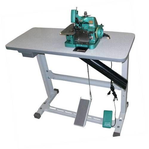 Imagem de Máquina de Costura Overlock Semi-Industrial Portátil c/ Bancada, 1 Agulha, 3 Fios, GN1-6D