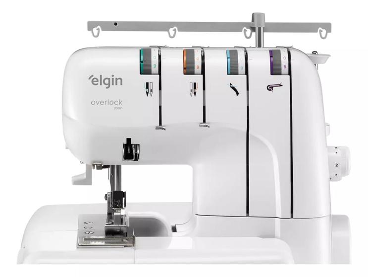 Imagem de Máquina De Costura Overlock Ultralock Elgin 2000 Cor Branco 110V