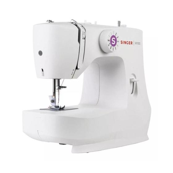 Máquina de Costura Portátil Singer M1605 127V Branca Imagem de Máquina de Costura Portátil Singer M1605 127V Branca