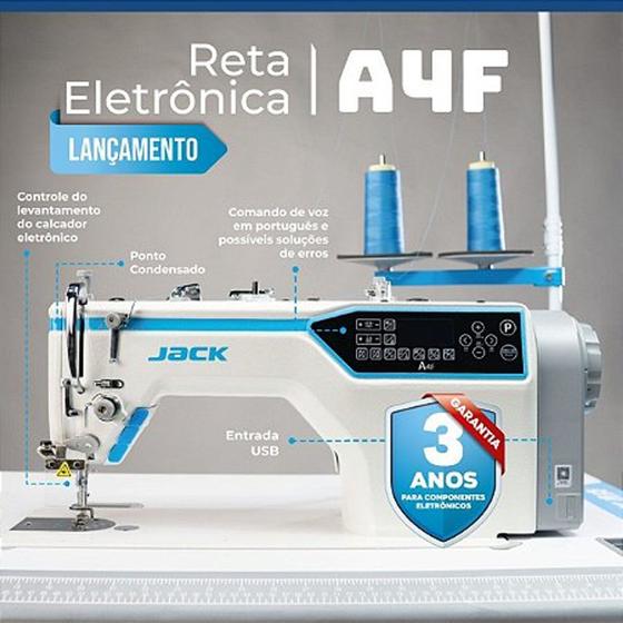 Imagem de Máquina de costura reta eletrônica a4f - jack