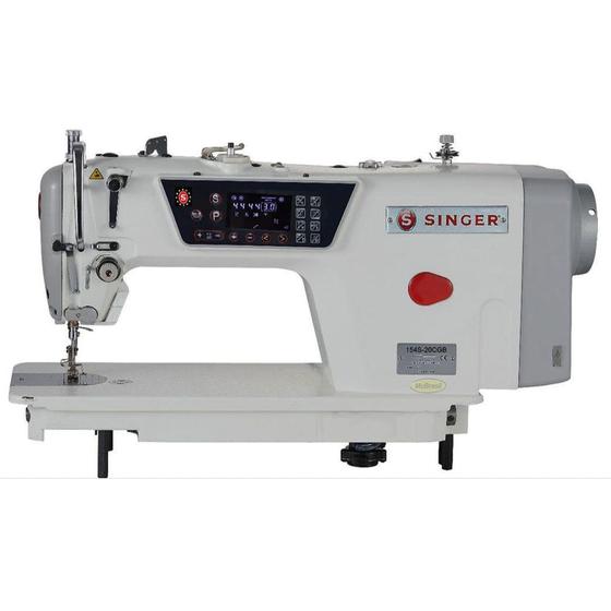 Imagem de Máquina De Costura Reta Eletrônica Singer 154S-20CG Motor Direct Drive Completa com Mesa