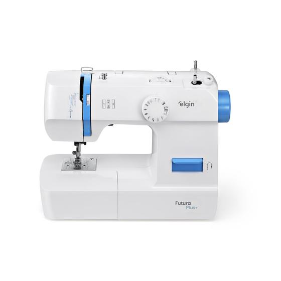 Máquina de Costura Reta Futura Plus Jx-2052 Portátil 127v - Elgin